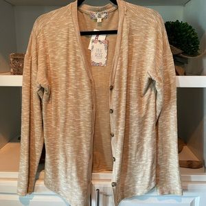 L Pink Rose Cardigan